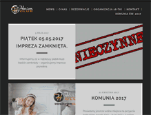 Tablet Screenshot of harlemclub.pl